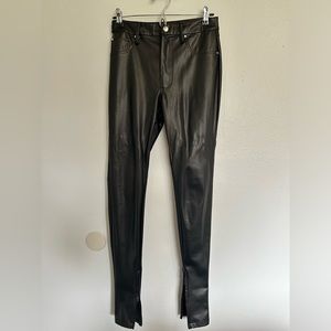 Faux Leather Pants.